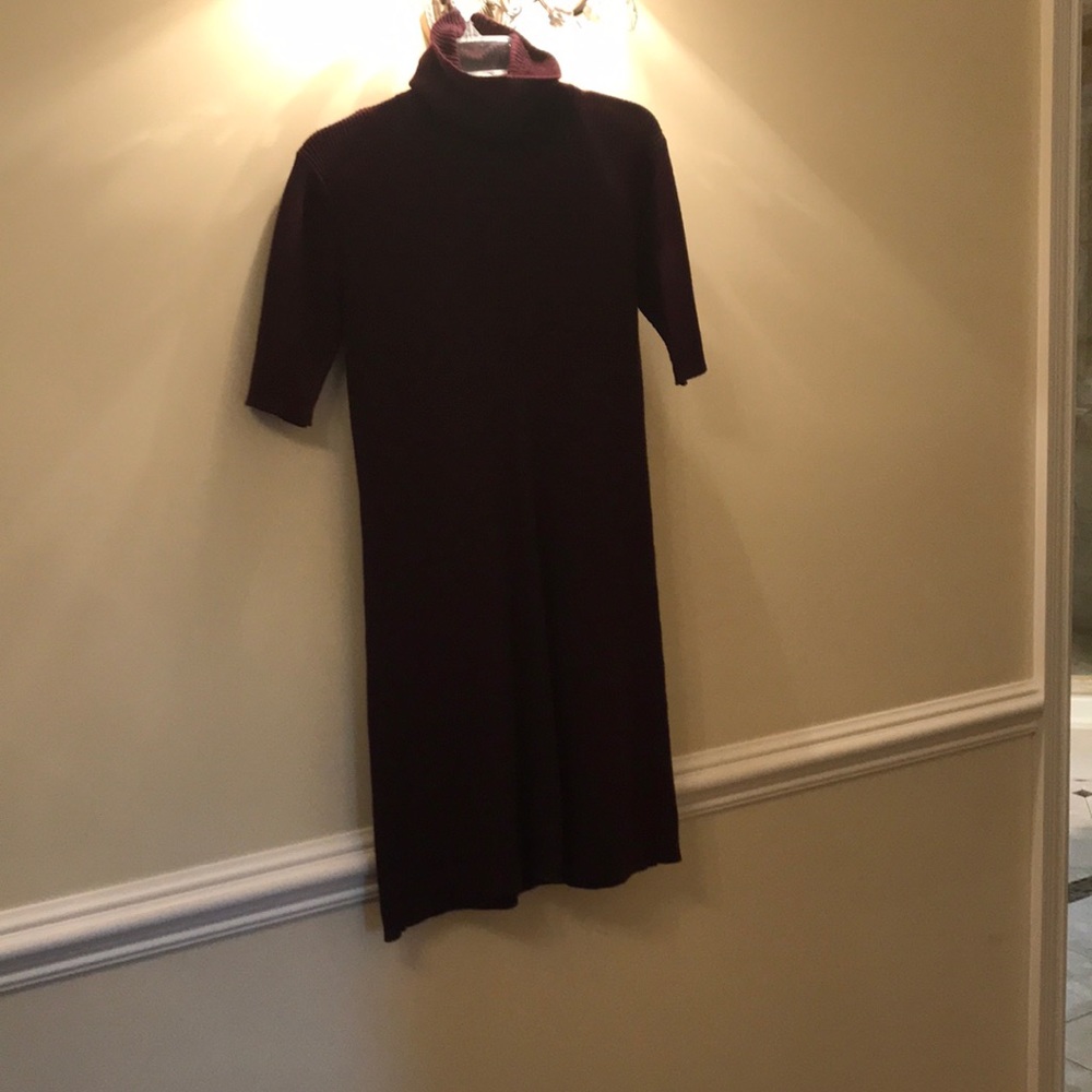 Bordeaux sweater dress